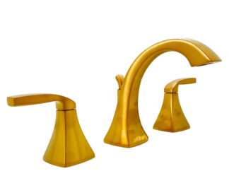 Model T6905BG – 8 in. Widespread 2-Handle High-Arc Bathroom Faucet Trim Kit – Brushed Gold Finish (Valve Not Included) – (National Retailer Brand) – Open Box (Never Used)