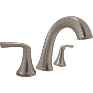 Model LF-049-LRGS –  8 in. Widespread Double Handle Bathroom Faucet – Finger Print Resistant Brushed Nickel Finish – (National Retailer Brand) – Open Box (Never Used)