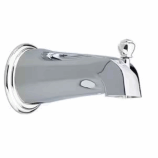 Model 179101 – Decorative Metal Diverter Tub Spout in Chrome (National Retailer Brand) – Open Box (Never Used)
