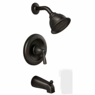 Model 82910BRB – Single-Handle 1-Spray 1.75 GPM Tub and Shower Faucet in Mediterranean Bronze (National Retailer Brand) – Open Box (Never Used)