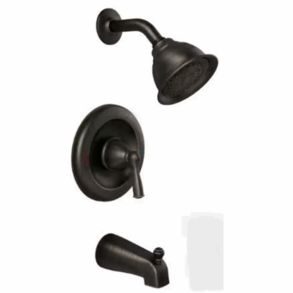 Model 82910BRB – Single-Handle 1-Spray 1.75 GPM Tub and Shower Faucet in Mediterranean Bronze (National Retailer Brand) – Open Box (Never Used)