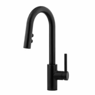 Model LG572-SAB – Single-Handle Bar Faucet with Pull-Down Sprayer – Black Finish (National Retailer Brand) – Open Box (Never Used)