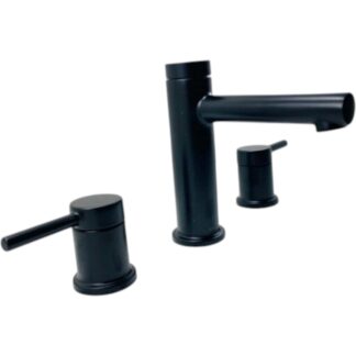 Model T6193BL –  8 in. Widespread 2-Handle Bathroom Faucet Trim Kit – Matte Black Finish (Valve Not Included) – (National Retailer Brand) – Open Box (Never Used)