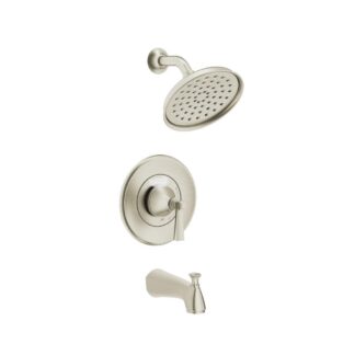 Model 7417502.295 – Single-Handle 1-Spray Tub and Shower Faucet with 1.8 GPM in Brushed Nickel (National Retailer Brand) – Open Box (Never Used)