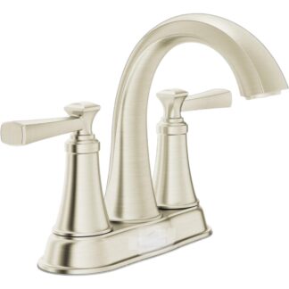 Model 7417201.295 – 4 in. Centerset 2-Handle Bathroom Faucet – Brushed Nickel Finish – (National Retailer Brand) – Open Box (Never Used)