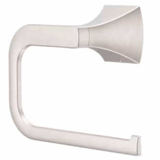 Model BRB-BIE0GS – Wall Mounted Hand Towel Holder – Fingerprint Resistant Brushed Nickel Finish (National Retailer Brand) – Open Box (Never Used)