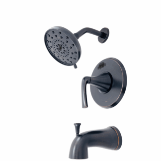 Model 8P8-WS2LRSY – Single Handle 3-Spray Tub and Shower Faucet 1.8 GPM in Tuscan Bronze (National Retailer Brand) – Open Box (Never Used)