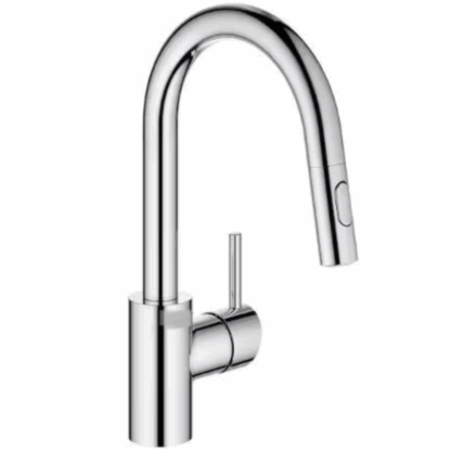 Model 31479001 – Single-Handle Dual Spray Pull-Out Sprayer Kitchen Faucet 1.75 GPM in Chrome (National Retailer Brand) – Open Box (Never Used)