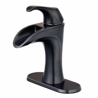 Model LF-042-BRYY – Single Handle Single Hole Bathroom Faucet with Deckplate – Oil-Rubbed Bronze Finish (Generic Retailer Brand) – Open Box (Never Used)