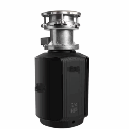 Model GXB75C –  3/4 HP Batch Feed Garbage Disposal with Stop-Controlled Grinding and Sound Reduction – (National Retailer Brand) – Open Box (Never Used)