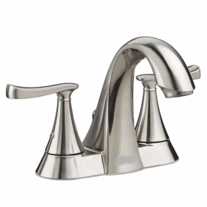 Model 7413201.295  – 4 in. Centerset 2-Handle Bathroom Faucet – Brushed Nickel Finish – (National Retailer Brand) – Open Box (Never Used)