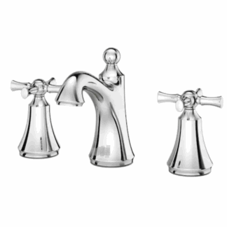 Model LF-049-THRC – 8 in. Widespread 2-Handle Bathroom Faucet – Polished Chrome Finish – (National Retailer Brand) – Open Box (Never Used)