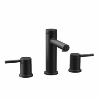 Model T6193BL –  8 in. Widespread 2-Handle Bathroom Faucet Trim Kit – Matte Black Finish (Valve Not Included) – (National Retailer Brand) – Open Box (Never Used)