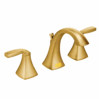 Model T6905BG – 8 in. Widespread 2-Handle High-Arc Bathroom Faucet Trim Kit – Brushed Gold Finish (Valve Not Included) – (National Retailer Brand) – Open Box (Never Used)