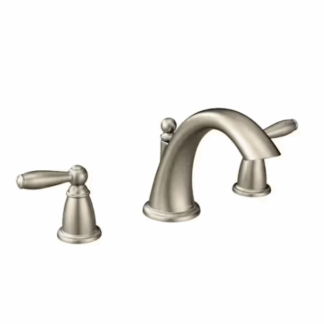 Model T4943BN  – 2-Handle Deck-Mount Roman Tub Faucet Trim Kit – Brushed Nickel Finish (Valve Not Included) – (National Retailer Brand) – Open Box (Never Used)