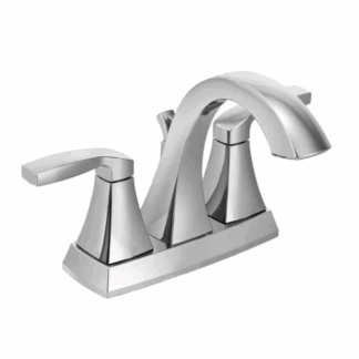 Model 6901 – 4 in. Centerset 2-Handle Bathroom Faucet – Chrome Finish (National Retailer Brand) – Open Box (Never Used)