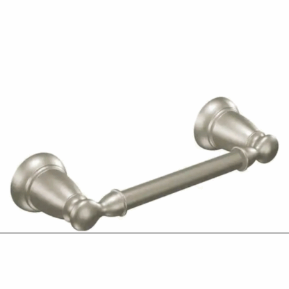 Model Y2608BN – Pivoting Double Post Toilet Paper Holder – Water-Spot Resistant Brushed Nickel Finish (National Retailer Brand) – Open Box (Never Used)