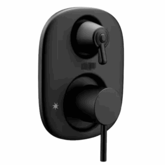 Model T3290BL – 2-Handle Transfer Valve Trim Kit in Matte Black (Valve Not Included) (National Retailer Brand) – Open Box (Never Used)