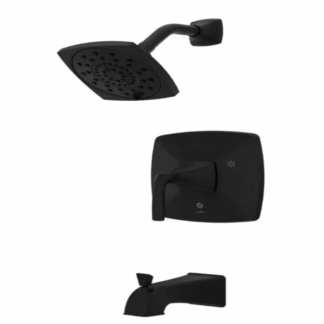 Model 8P8-WS2-BLLSB – Single Handle 3-Spray Tub and Shower Faucet – Matte Black Finish (National Retailer Brand) – Open Box (Never Used)