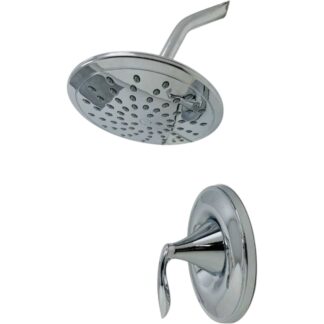 Model T2232EP –  Single-Handle Overhead Shower Faucet Trim Kit – Chrome Finish (Valve Not Included) (National Retailer Brand) – Open Box (Never Used)