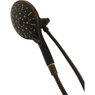 Model 3662EPORB – 6-Spray 5.5 in. Single Tub Wall Mount Handheld Adjustable Shower Head in Oil Rubbed Bronze (National Retailer Brand) – Open Box (Never Used)