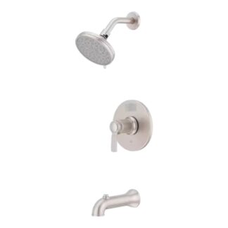 Model 8P8-WS2-BCOSGS  – Single Handle 1-Spray Tub and Shower Faucet 1.75 GPM with Valve – Smudge Resistant Stainless Steel Finish (National Retailer Brand) – Open Box (Never Used)