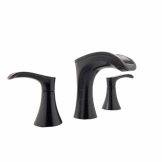 Model LF-049-BRYY – 8 in. Widespread Double Handle Waterfall Bathroom Faucet – Oil-Rubbed Bronze Finish (National Retailer Brand) – Open Box (Never Used)