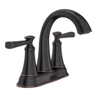 Model 7417201.278 – 4 in. Centerset 2-Handle Bathroom Faucet in Dark Bronze Finish (National Retailer Brand) – Open Box (Never Used)