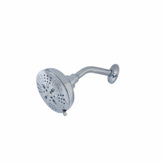 Model 200W0 – 8-Spray Patterns with 1.75 GPM 4.75 in. Single Wall Mount Fixed Shower Head in Chrome (National Retailer Brand) – Open Box (Never Used)