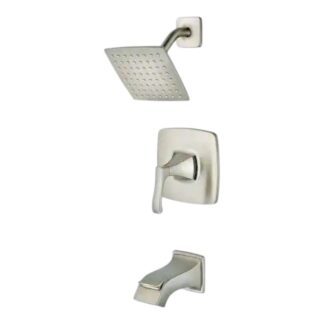 Model 8P8-WS2VNSGS  – Single Handle 1-Spray Tub and Shower Faucet with Valve – Smudge Resistant Brushed Nickel Finish (National Retailer Brand) – Open Box (Never Used)