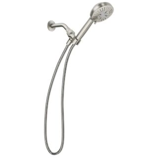 Model 200H0SRN  – 8-Spray Wall Mount Handheld Shower Head 1.75 GPM in Spot Resist Brushed Nickel (National Retailer Brand) – Open Box (Never Used)