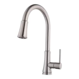 Model G529-PF2S   – Single Handle Pull Down Sprayer Kitchen Faucet in Stainless Steel – (National Retailer Brand) – Open Box (Never Used)