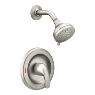 Model 82604SRN  – Single Handle Shower Faucet in Brushed Nickel (National Retailer Brand) – Open Box (Never Used)