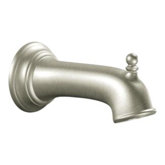 Model 3857BN – Diverter Tub Spout with Slip Fit Connection in Brushed Nickel (National Retailer Brand) – Open Box (Never Used)