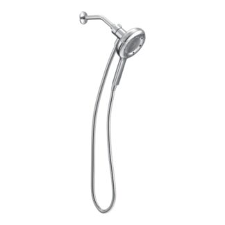 Model N401H0CH – 4-Spray Patterns 6.5 in. Wall Mount Handheld Shower Head with Magnetic Dock in Chrome (National Retailer Brand) – Open Box (Never Used)