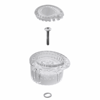 Model 100710 – Knob Handle Kit – White and Chrome Insert (National Retailer Brand) – Open Box (Never Used)