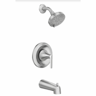 Model 82518SRN –  Single-Handle 6-Spray Tub and Shower Faucet – Brushed Nickel (National Retailer Brand) – Open Box (Never Used)