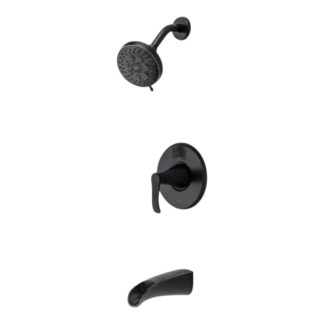 Model 8P8-WS2-JDSY – Single-Handle 4-Spray Tub and Shower Faucet in Tuscan Bronze (Valve Included) – (National Retailer Brand) – Open Box (Never Used)