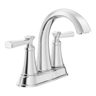 Model 7417201.002 – 4 in. Centerset 2-Handle Bathroom Faucet in Polished Chrome (National Retailer Brand) – Open Box (Never Used)