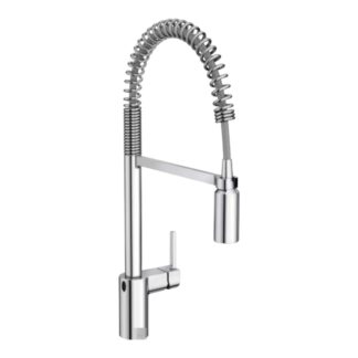 Model 5923EWC – Pre-Rinse Spring Pulldown Kitchen Faucet – Chrome Finish (National Retailer Brand) – Open Box (Never Used)