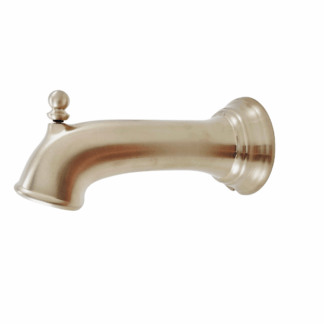Model 3857BN – Diverter Tub Spout with Slip Fit Connection in Brushed Nickel (National Retailer Brand) – Open Box (Never Used)
