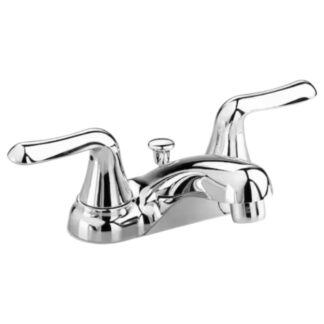 Model 2275503.002 – Soft 4 in. Centerset 2-Handle Bathroom Faucet with Pop-Up Drain – Polished Chrome Finish (National Retailer Brand) – Open Box (Never Used)