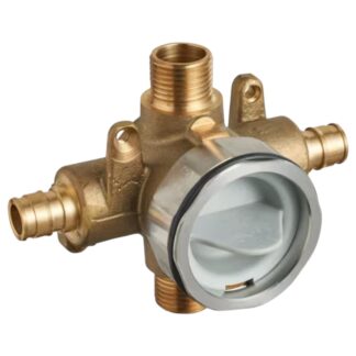 Model RU108 – Shower Rough-In Valve with PEX Inlets and Universal Outlets – Cold Expansion System (National Retailer Brand) – Open Box (Never Used)