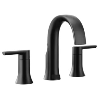 Model TS6925BL – Widespread 2-Handle Bathroom Faucet Trim Kit (Valve Not Included) – Matte Black Finish (National Retailer Brand) – Open Box (Never Used)