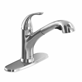 Glacier Bay 1008 028 111 Market Single-Handle Pull-Out Sprayer Kitchen Faucet in Polished Chrome