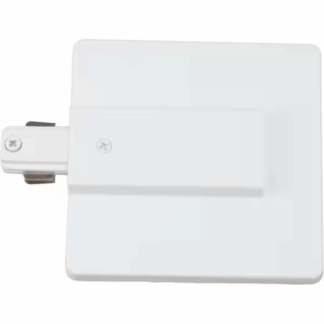 Volume Lighting V2755-6 White Live End J Box Feed Live End Connector for 120 Volt 2 Circuit 1 Neutral Track Systems