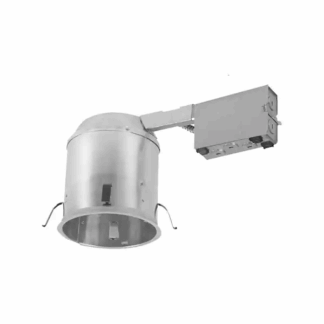 Halo H750RICAT H750 6 in Aluminum Recessed Lighting Housing for Remodel Ceiling LEDT24 CompliantConnectors InsulationContact AirTite