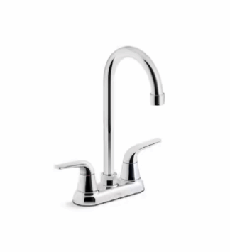 KOHLER 30617-CP Jolt 2-Handle Bar Sink Faucet in Polished Chrome