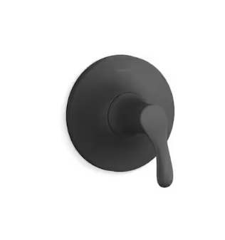 KOHLER TS23950-4-BL Simplice 1-Handle Valve Handle Trim in Matte Black (Valve Not Included)