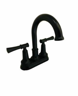 Delta 25747LF-BL Chamberlain 4 in. Centerset 2-Handle Bathroom Faucet in Matte Black